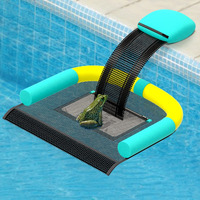 Poolvio Animal Saving Escape Ramp For Pool  Save Critters In Swimming Pool Device Handy  Pool Accessories In Floating Ramp Rescues Saving Frogs  Toads Animal Mice  Birds