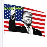 Double Sided Outdoor 3X5Ft Flag Donald-Trump Very Good Home Garden Decoration Flag Durable Fade Resistant For All Weather Outdoor