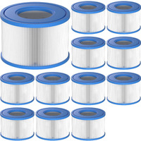 12 Pack Type S1 Spa Filters For All Intex Purespa 28429E  28403E  28407E  28443E  28453E  28421E  28423E  28413E  And 28453E  11692  Sb-H10  Jpc01 Swimming Pool Pump