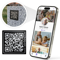 Our Tributes Memorial Webpage And Qr Memorial Plaque For Cemetery Headstone Grave Marker  Bereavement Gifts For Loss Of Loved One; Collect Memories  Photos  Messages From Family/Friends