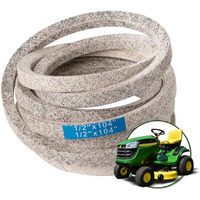 Gx20072 Gy20570 42"" Lawn Mower Deck Drive Belt Compatible With John Deere L100 L102 L105 L107 L108 L110 L111 L115 L118 L120 La100 La105 La125 La135 D100 D105 D110 D120 E110 E120 E130 1/2"" X 104""