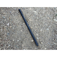 Sandbaggy 18"" Round Steel Concrete Form Stakes With Nail Holes - Rust Resistant Coating - Removable  Reusable (20  3/4 In X 18 In)