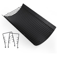 Criditpid 20 Inch Ash Pan Drip Pan Ashpan For Char-Griller 5050  5072  5650  2123  2223  2823 Charcoal Grill  20"" Drip Pan Grates Replacement Part With 2Pcs Fire Grate Hanger.
