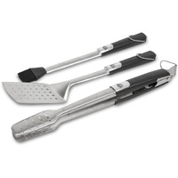 Pit Boss Grills Soft Touch 3 Piece Tool Set  Stainless