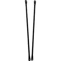 Timyrimy 90Cm/35.4Inch Garden Swing Replacement Rods  Black Metal Round Rods For Hanging Swing Seat To Frame(2Pcs/Ctn)