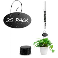 Vcekract Plant Labels  25 Pcs Garden Labels Stakes With Pen  Plant Markers For Outdoor Garden  Plant Tags For Potted Plants  Seed  Flowers