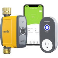 Rainpoint Wifi Water Timer  Smart Sprinkler Timer Hose Timer Wifi Irrigation Controller  Smart Sprinkler System Valve  App & Voice Control  Weather-Based Automatic Rain Delay  Brass Inlet & Outlet