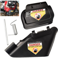 731-07131 Lawn Mower Side Discharge Chute & 987-02516A Hinge Mulch Plug Assy Compatible With Mtd  Murray  Cub Cad  Yard Machines  Columbia  Craftsman  Huskee  T-Roy Bilt Hand-Pushed Lawn Mower