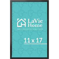 Lavie Home 11X17 Picture Frame For Wall Display  11X17 Black Picture Frame With Hd Plexiglas  11 X 17 Poster Frame 1 Pack  Display Frame For Vertical Or Horizontal  Classic Collection
