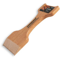 Consdan Wood Grill Scraper  Soild Oak Wooden Grill Brush  Grill Scraper For Outdoor Grill  Bristle Free Grill Scrapers  Grill Grate Cleaner Safe Wood Grill Brusher
