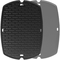 Q1200 Griddle Replacement Parts For Weber Q1000 Grill Parts Weber Q1200 Q120 Q100 Q140 Q1400 Griddle Parts 7582 Grates 6558 Full Size Griddle Inserts Weber Q Replacement Griddle Top Plates Grate Parts