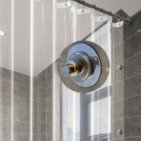Arayarser 60X78 12 Hole Shower Curtain Liner With Magnets & Side Magnetic Clips Kit For Leak Guard  Heavy Duty 60 X 78 Length Shower Liner Clear  60X78