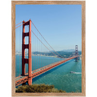 Heytuya 12X17 Picture Frame Rustic Brown For Wall Hanging  12 X 17 Frame Wall Gallery Photo Frame With Durable Shatter Resistant Plexiglas Rustic Brown