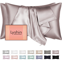 Mulberry Silk Pillow Cases 2 Pack Standard Size 20X26 Inches With Hidden Zipper  Ultra Smooth And Soft Breathable Cooling Silk Satin Pillowcase Set Of 2  Better For Hair And Skin  Gifts For Women Men