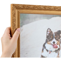 Arttoframes 16X24 Frame  Wood Picture Frame 16 X 24 Inch Poster Frame | Bright Gold | Custom Poster Frame With Economy Acrylic & Backing | Elegant Decor For Photos Diplomas Art Or Puzzles