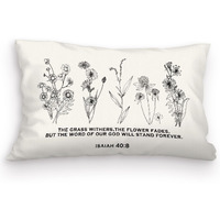 Kdqua Christian Bible Verse Pillow Covers 12X20  Inspirational Christian Scripture Gifts Decoration Throw Pillow Cover  For Home Church Office Bedroom Decor