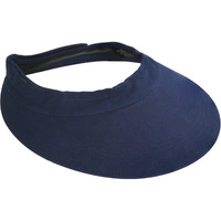 Equivisor Original 4.5  Sun Visor | Helmet Sun Protection Visor With Patented Gripper System | One Size Fits All | Ideal For Horseback Riding  Biking  Golfing | Mens And Womens Visor Hat | Navy