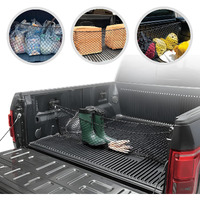 Envelope Style Trunk Mesh Cargo Net For Ford F150 2015 - 2024 Car Accessories - Premium Trunk Organizers And Storage - Cargo Bed For Pickup Truck