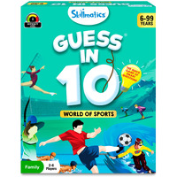 Skillmatics Card Game - Guess In 10 Sports  Stocking Stuffers  Perfect For Boys  Girls  Kids  And Families Who Love Toys  Board Games  Gifts For Ages 6  7  8  9 And Up