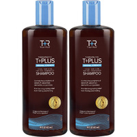 True+Real Coal Tar Therapeutic Plus Tar Gel Anti-Dandruff Shampoo Original Strength 0.5% Coal Tar  16 Fl Oz  Pack Of 2