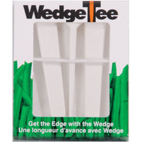 Charter Golf Plastic Wedge Tees 3 Ct White Cleans Grooves Shoes