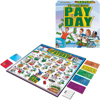 The Game Of Pay Day With Popular 1970's Artwork By Winning Moves Games Usa  Where Players Make And Spend Money For Fun  For 2-4 Players  Ages 8+