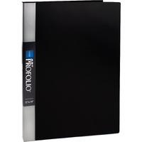 Itoya Original Art Profolio 13X19 Black Photo Album Book With 48 Pages - Protective Binder With Plastic Sleeves
