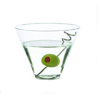 Libbey 13-1/2-Ounce Stemless Martini  Box Of 12