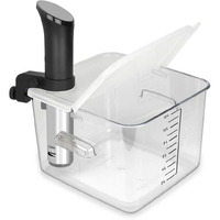 Everie Collapsible Hinged Lid Compatible With Anova Nano 750W  800W  900W  An500-Us00 1000W And Compatible With Rubbermaid Container 12 18 22 Quart(Corner Mount)