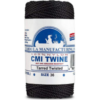 Catahoula Tarred  Twisted  Nylon Twine  12 (1/4 Lb)