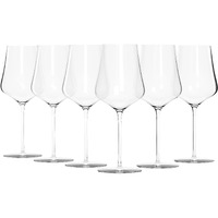 Gabriel-Glas Crystal Wine Glasses  Set Of 6 With Gift Box - Premium  Universal Wine Glass For Red And White Wine - Dishwasher Safe  Lead-Free  16 Oz