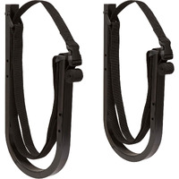 Suspenz Sup Wall Storage Rack  Stand Up Paddle Board And Surfboard Holder/Hook With Safety Straps  Black (12-0105)
