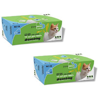 Pure-Ness Drawstring Cat Pan Liners Pack Of 2 (15-Count X 2)