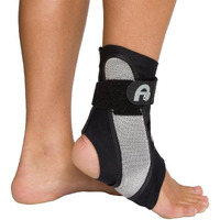 Aircast A60 Ankle Support Brace  Left Foot  Black  Medium (Shoe Size: Men's 7.5-11.5 / Women's 9-13)