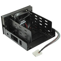 Evercool Dual 5.25 In. Drive Bay To Triple 3.5 In. Hdd Cooling Box