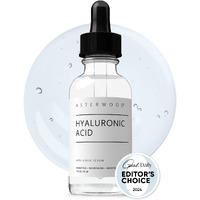 Asterwood Pure Hyaluronic Acid Serum For Face - Plumping  Anti-Aging & Hydrating - Fragrance-Free  Pairs Well With Vitamin C Face Serum & Hylunaric Acid Moisturizer  29Ml/1 Oz