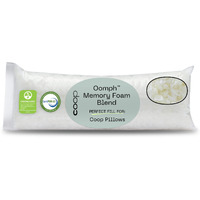 Coop Home Goods Extra Oomph Fill  Cross-Cut Memory Foam  Medium Density Pillow Fill  1/2 Pound Bag  Refill To Customize Your Premium Adjustable Pillow  Greenguard Gold And Certipur-Us Certified