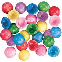 Fun Express Mini Marbleized Rubber Poppers Toys - Bulk Set Of 144 Pop Ups In Bright Marbleized Colors - Party Favors And Giveaways
