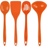 Reston Lloyd Melamine Utensil Set  4Pc  Orange