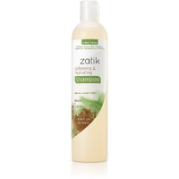 Zatik Naturals - Softening And Hydrating Shampoo With Maca And Jojoba For All Hair  Vegan  Biodegradable  Ph Balanced  Free From Sulfates  Edta  Peg  Fragrances & Mineral Oil - 10.8 Fl Oz 320 Ml