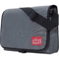 Manhattan Portage Deluxe Computer Bag  15-Inch (Md) With Adjustable Strap Water Resistant Coating Zippered Compartment 1000D Cordura For Work And Travel (Grey)
