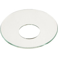 Biedermann & Sons Glass Bobeches  Clear  12-Count  Piece