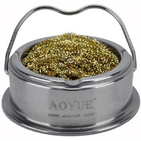 Aoyue Soldering Iron Tip Cleaner With Brass Wire Sponge  No Water Needed (Ty-98)