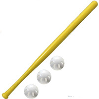 Wiffle 32' Bat And 3 Baseball Set Bundle