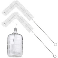 2 Pack 28Inch Carboy Brush Carboy Cleaning Brush Carboy Bottle Brush Carboy Brushes For Cleaning Nylon 5 Gallon Carboy Brush For 3 5 6 6.5 Gallon Glass Carboys Corny Kegs Wine Making Home Brewing