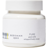 Beekman 1802 Whipped Body Cream  Pure - Fragrance Free - 8 Oz - Intensely Hydrating & Softens Skin - With Goat Milk - Good For Sensitive Skin - Cruelty Free
