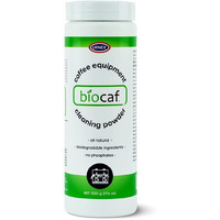 Urnex Biocaf Coffee Equipment Wash - 17.6 Ounce (100 Uses) - Safe Biodegradable Phosphate-Free For Use On Espresso Machines And Coffee Brewers Sustainable Renewable Eliminates Residue White