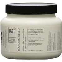 R&F Handmade Paints Encaustic Gesso  Quart
