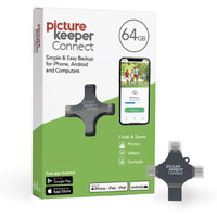 Picture Keeper Connect Photo & Video Usb Flash Drive For Apple  Android & Pc Devices  64Gb Thumb Drive