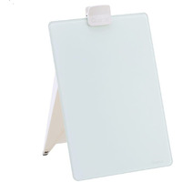 Quartet Glass Whiteboard Desktop Easel  9"" X 11""  Dry Erase Surface  Clean Erase  Includes 1 Dry Erase Marker  White (Gde119)